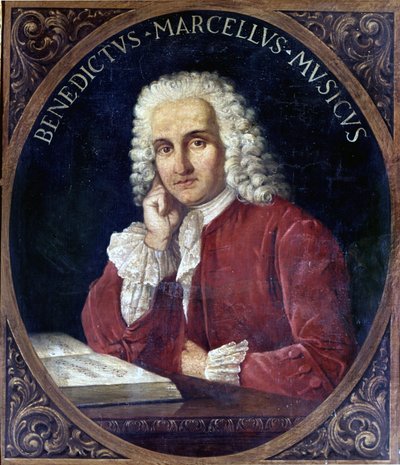 Benedetto Marcello (1686-1739) compositeur italien, peinture anonyme du 18ème siècle. Venise - Anonymous Anonymous