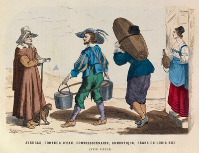 Aveugle, porteur d