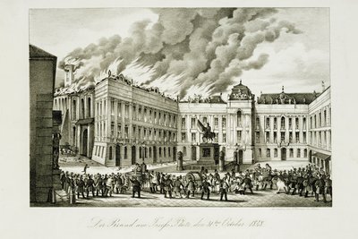 Josefsplatz en feu ... - Anonymous Anonymous
