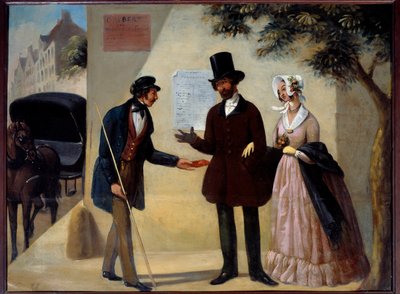 Enseigne de cabaret « Au coc fidèle » - Anonymous Anonymous
