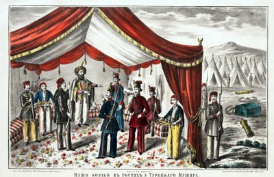 Cosaques visitant le Mushir turc après la bataille de Kurekdere - Anonymous Anonymous