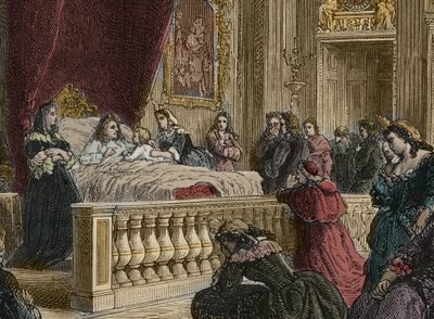 Mort de Louis XIV à Versailles, le 1er septembre - Anonymous Anonymous