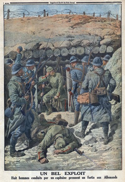 Première Guerre mondiale 1914-1918. Huit soldats de l