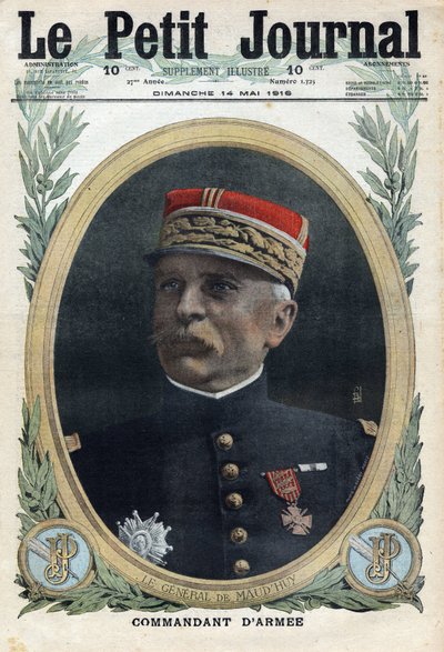 Première Guerre mondiale 1914-1918. Portrait du général Louis Ernest de Maud