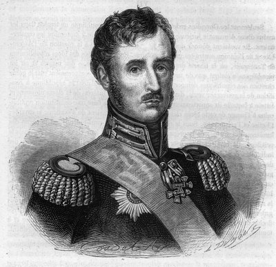 Frédéric-Guillaume II de Prusse - Portrait de Frédéric-Guillaume II (1744-1797), roi de Prusse - Gravure dans « Histoire des Girondins » par Alphonse de Lamartine (1790-1869) 1865-1866 - Collection privée - Anonymous Anonymous