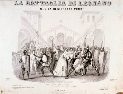 Frontispice de La battaglia di Legnano - Anonymous Anonymous