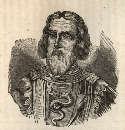 Galeas I Visconti - Galeazzo I Visconti - galeazzo primo visconti - 1277-1328 - gravure - Anonymous Anonymous