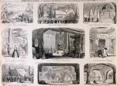 Illustrations pour Don Carlo opéra de Giuseppe Verdi - Anonymous Anonymous