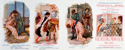 Illustrations pour Francesca da Rimini, opéra de Zandonai - Anonymous Anonymous