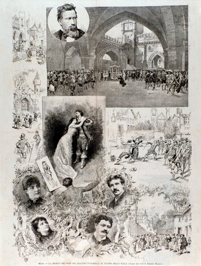 Illustrations pour Marion Delorme, opéra de Ponchielli, au Teatro alla Scala - Anonymous Anonymous
