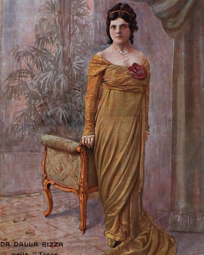 Chanteuse italienne Gilda dalla Rizza dans La Tosca de Puccini - Anonymous Anonymous