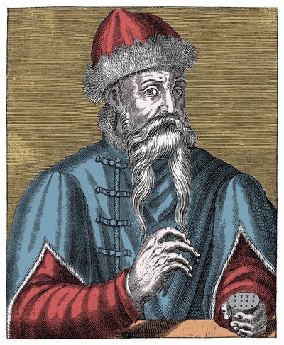 Johann Gutenberg, imprimeur et orfèvre allemand - Anonymous Anonymous