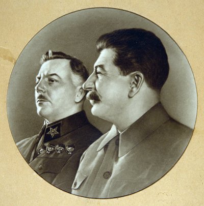 Joseph Staline et Kliment Voroshilov (Vorochilov) - Anonymous Anonymous