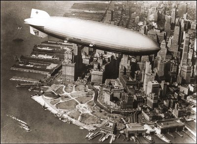 LZ127 Graf Zeppelin à New York 1929 - Anonymous Anonymous