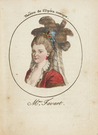 Madame Justine Favart - Anonymous Anonymous