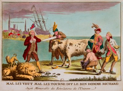 Le mal veut lui faire du tort, dit le bon homme Richard. Sujet mémorable des révolutions de l