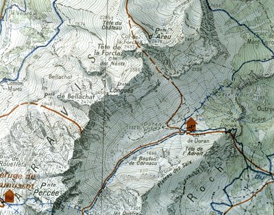 Carte de la Grande Randonnée - Anonymous Anonymous
