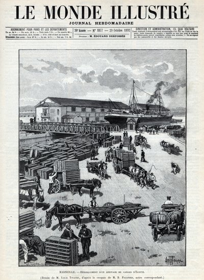 Commerce maritime : débarquement d