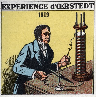 Mesure des courants électriques : Hans Christian Oerested (Oersted ou Orsted) - Anonymous Anonymous