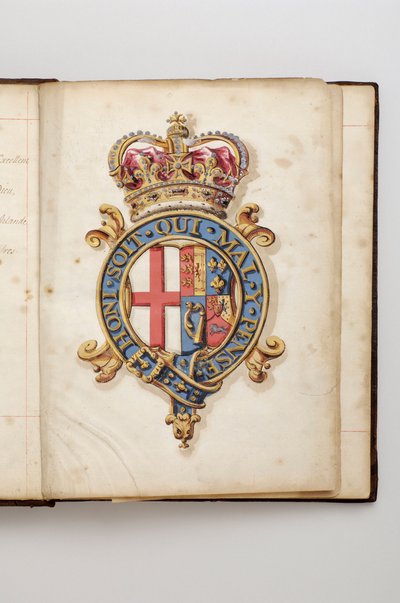 Ordre de la Jarretière : Livre des Statuts ayant appartenu à Charles Fitzroy, duc de Grafton - Anonymous Anonymous