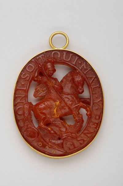 Ordre de la Jarretière : insigne du Petit Georges (fin du XVIIIe siècle-début du XIXe siècle) - Anonymous Anonymous