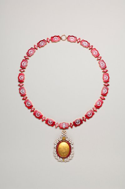 Ordre de la Dynastie Ottomane : collier et pendentif - début du XXe siècle - Anonymous Anonymous