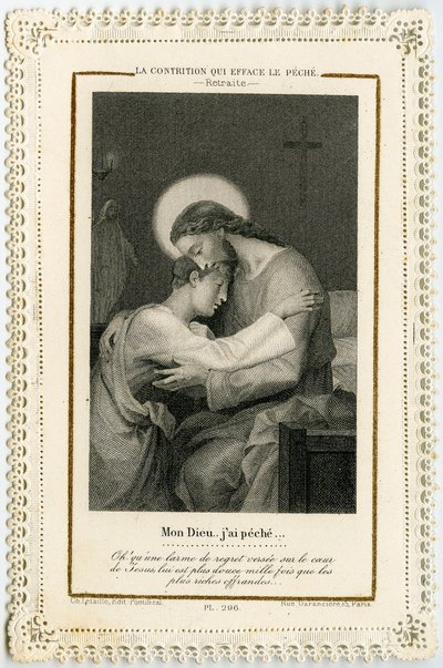 Image pieuse : Un pécheur s
