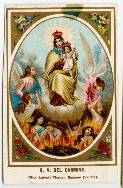 Image pieuse : Notre-Dame du Mont Carmel - Anonymous Anonymous
