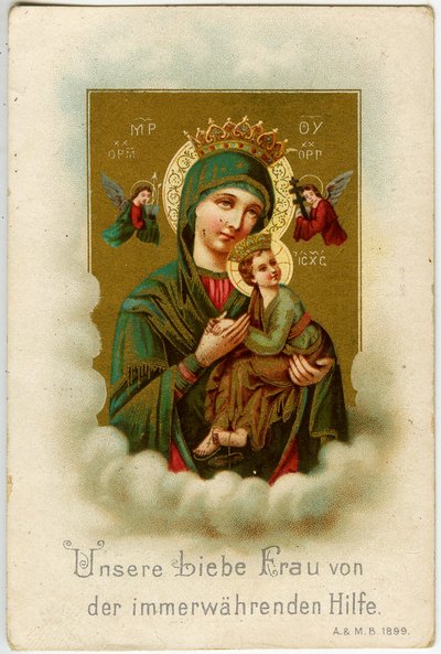 Image pieuse : Notre chère dame du Perpétuel Secours - Anonymous Anonymous