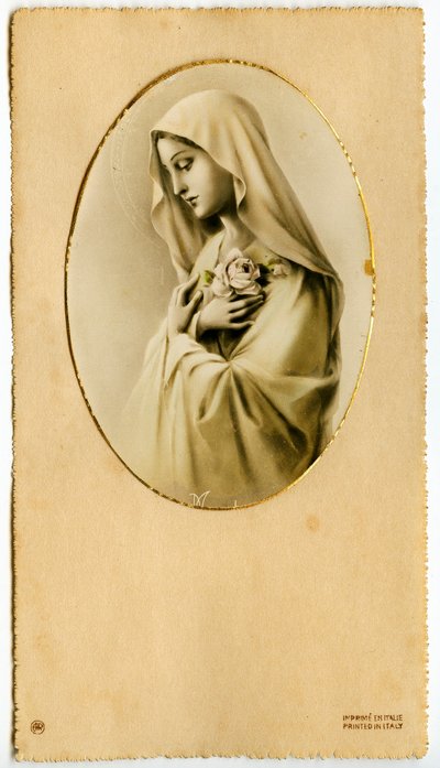 Image pieuse : La Vierge Marie - Anonymous Anonymous