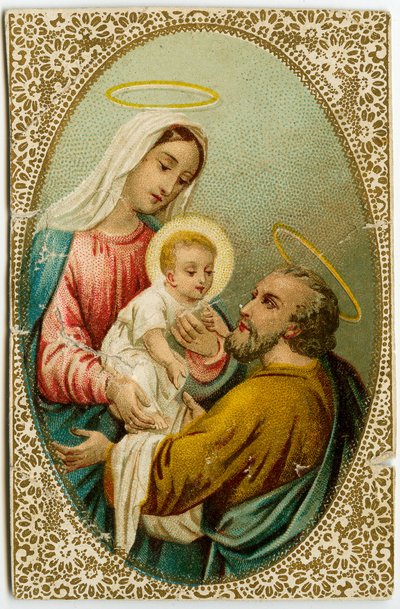 Image pieuse : La Sainte Famille - Anonymous Anonymous