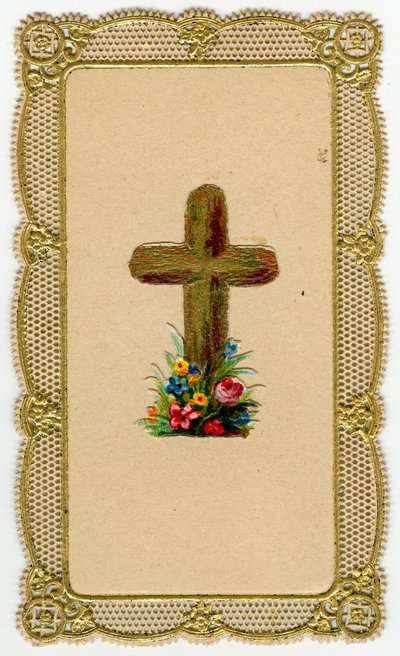 Image pieuse : Une croix - Anonymous Anonymous