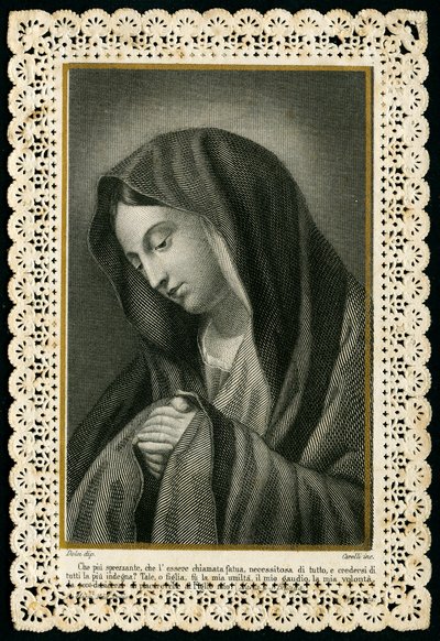 Image pieuse : La Vierge Marie - Anonymous Anonymous