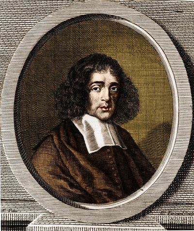 Portrait de Baruch Spinoza (1632-1677), philosophe néerlandais, également connu sous le nom de Bento de Espinosa ou Benedictus de Spinoza ou Benoît de Spinoza - Anonymous Anonymous
