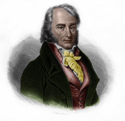Portrait de Benjamin Constant (1767 - 1830), noble, penseur, écrivain et homme politique français d