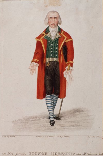 Portrait de Don Geronio interprété par Debegnis, personnage de L