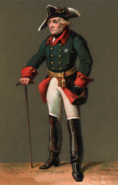 Portrait de Frédéric II, connu sous le nom de Frédéric le Grand, roi de Prusse - Anonymous Anonymous