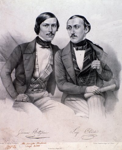 Portrait de Giovanni Bottesini (à gauche) et Luigi Arditi - Anonymous Anonymous