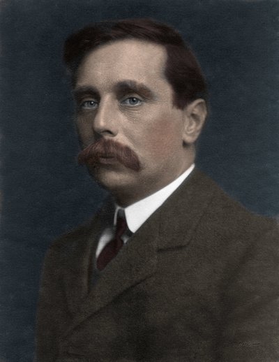 Portrait de H. G. Wells - Herbert George Wells 1866-1946 - Anonymous Anonymous