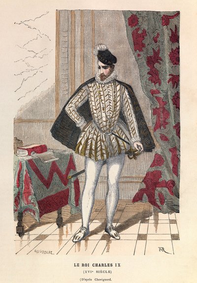 Portrait du roi Charles IX - Anonymous Anonymous