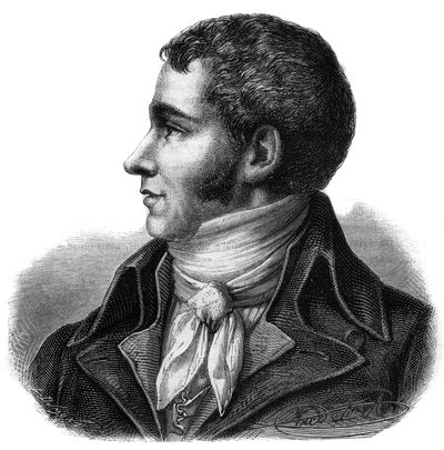 Portrait de Marc David Alba Lasource (1763-1793) député du Tarn à la Convention nationale - Gravure dans « Histoire des Girondins » par Alphonse de Lamartine (1790-1869) 1865-1866 - Collection privée - Anonymous Anonymous