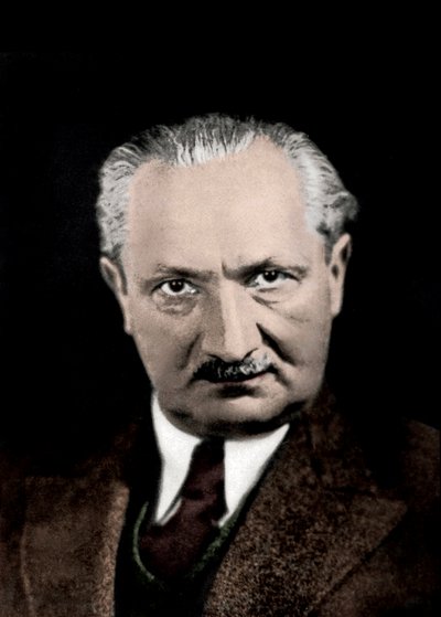 Portrait de Martin Heidegger (1889-1976), philosophe allemand - Anonymous Anonymous