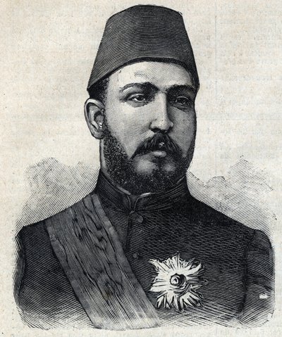 Portrait de Muhammad Tawfiq (ou Mohammed Tawfik) - Anonymous Anonymous