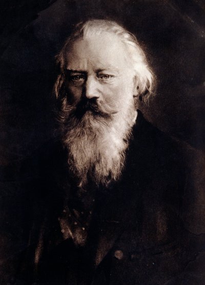Portrait du compositeur anglais Johannes Brahms (1833-1897) - Anonymous Anonymous