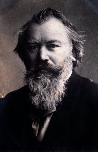 Portrait du compositeur anglais Johannes Brahms - Anonymous Anonymous