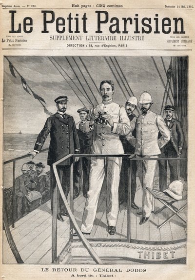 Retour du général Alfred Dodds (1842-1922) de l