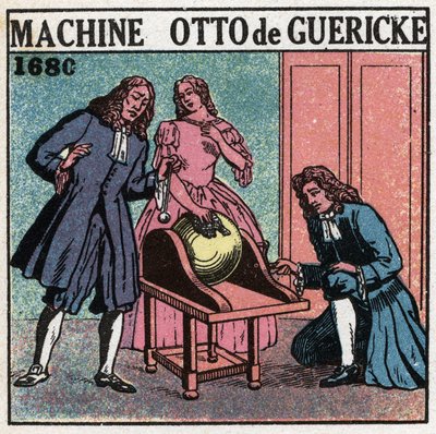 Machines statiques: la machine par Otto von Guericke (Otto de Guericke) - Anonymous Anonymous
