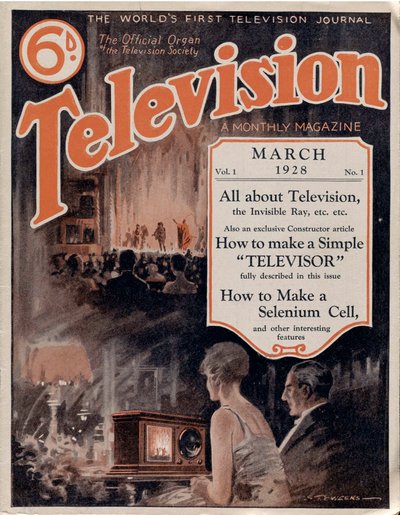 Télévision : Un magazine mensuel. Volume 1. Le premier journal télévisé du monde - Anonymous Anonymous