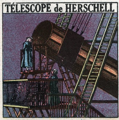 Les premiers instruments optiques : télescope de William Herschel (Friedrich Wilhelm Herschel) - Anonymous Anonymous