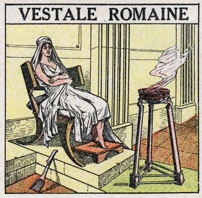 Les sources de lumière : une vestale dans l